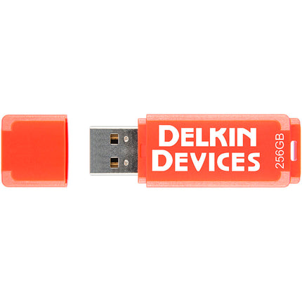 Delkin Devices 256GB PocketFlash Memoria USB-A 3.2 Gen 1 con Capuchón Protector