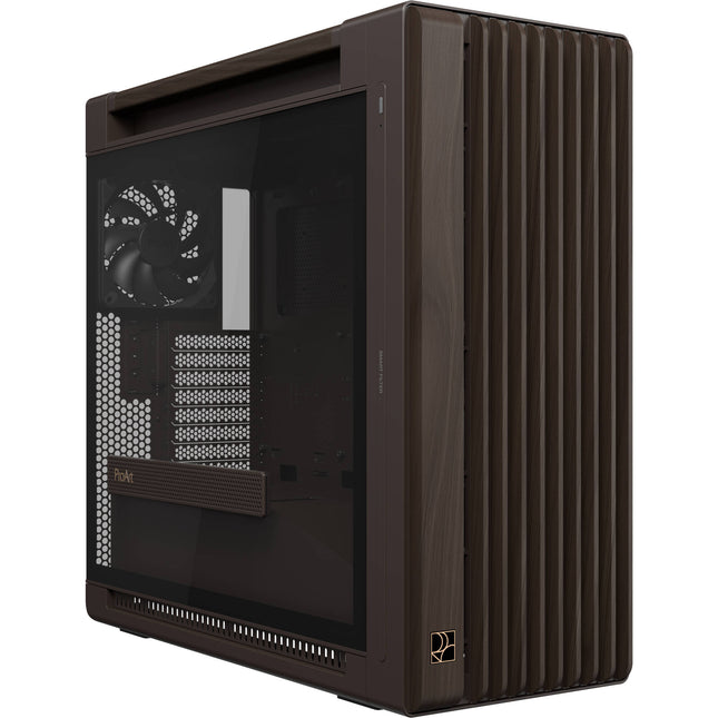 ASUS ProArt PA602 Wood Edition Caja Mid-Tower con Panel Templado y Soporte E-ATX