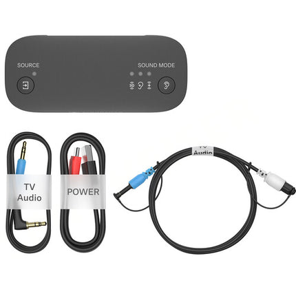 Sennheiser BTA1 Transmisor de TV con Auracast Alcance 50m Sonido Surround Optical HDMI USB-C