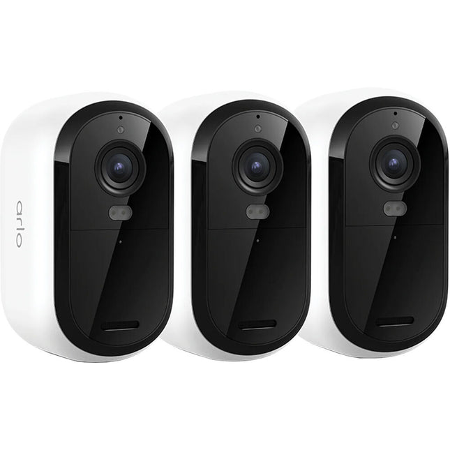 arlo Essential Cámara de Seguridad Exterior 2K 130° Visión Nocturna Pack 3