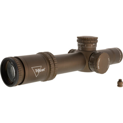 Trijicon 1-8x28 Credo Mira Telémetro Iluminado 5 Niveles 34mm Coyote Brown