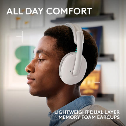 Logitech G G325 Auriculares Gaming Inalámbricos 32mm 24H Batería Blanca
