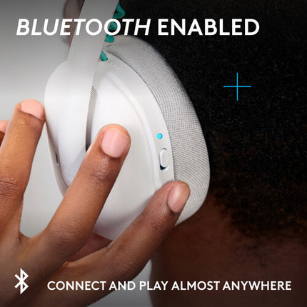 Logitech G G325 Auriculares Gaming Inalámbricos 32mm 24H Batería Blanca