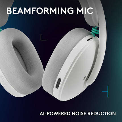 Logitech G G325 Auriculares Gaming Inalámbricos 32mm 24H Batería Blanca