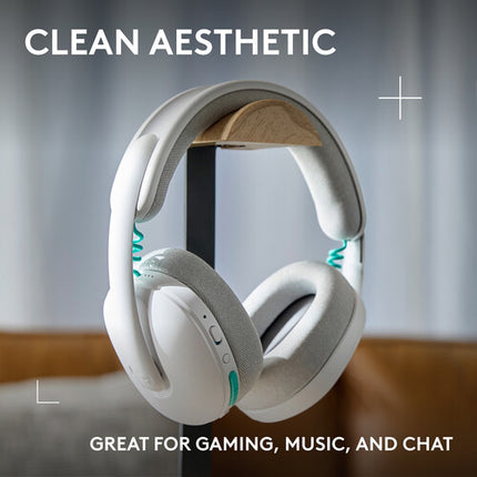 Logitech G G325 Auriculares Gaming Inalámbricos 32mm 24H Batería Blanca