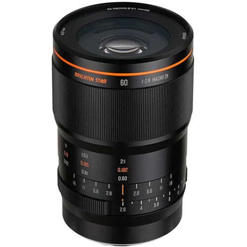 Brightin Star 60mm f2.8 Objetivo Macro 2x Nikon Z APS-C 7.1" enfoque manual
