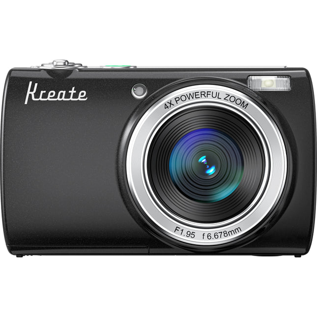 Kreate KR48 Cámara digital compacta 48MP 4K UHD 3.2" pantalla táctil negra
