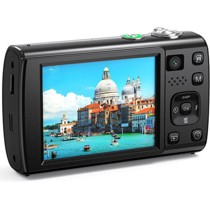 Kreate KR48 Cámara digital compacta 48MP 4K UHD 3.2" pantalla táctil negra