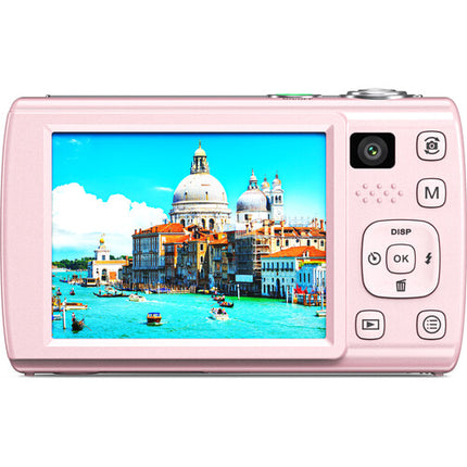 Kreate KR48 Cámara Digital Compacta Rosa 48MP 4K UHD Pantalla 3.2"