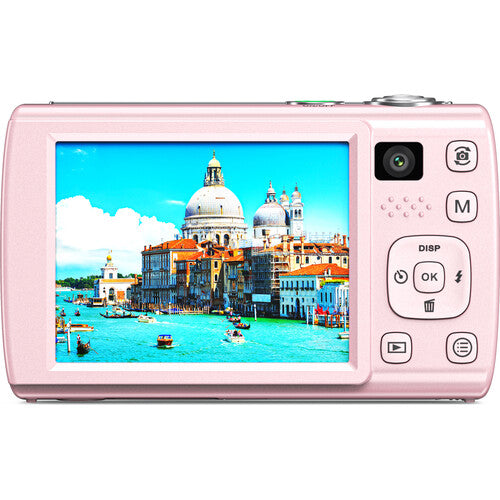 Kreate KR48 Cámara Digital Compacta Rosa 48MP 4K UHD Pantalla 3.2"
