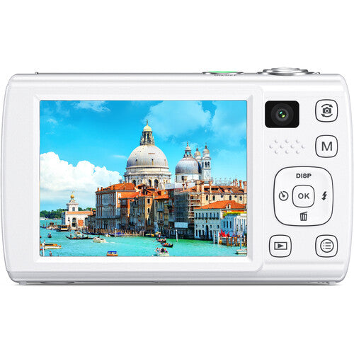 Kreate KR48 Cámara Digital Compacta Blanca 48MP 4K UHD Pantalla Táctil 3.2"