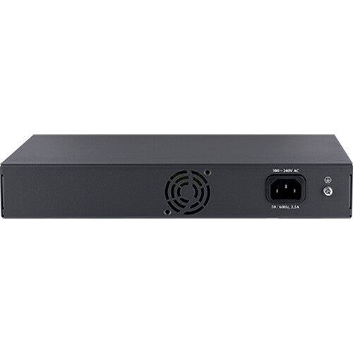 GeoVision GV-APOE0812 Switch de Red Gestionado 8 Puertos PoE+ 140W Rack