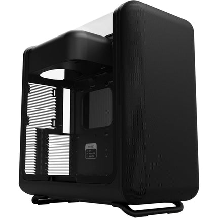 HYTE X50 Caja Mid-Tower Negra Soporte ATX E-ATX 7 Ranuras Diseño Micro-Malla