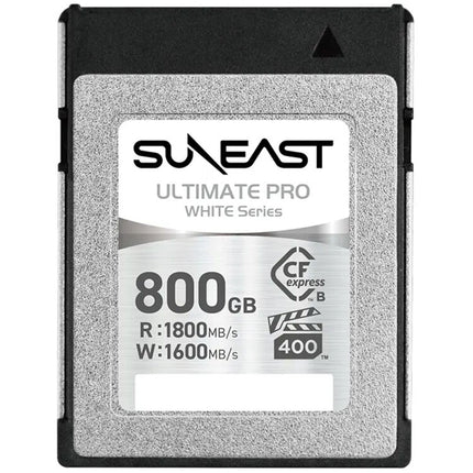 SUNEAST 800GB Tarjeta de Memoria CFexpress Tipo B White Series 1800 MBs Lectura 1600 MBs Escritura