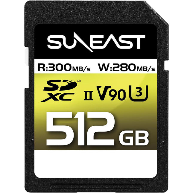 SUNEAST 512GB Ultimate Pro UHS-II Tarjeta de Memoria SDXC Velocidad 300 MB/s Clase 10