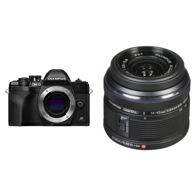 Olympus OM-D E-M10 Mark IV Cámara Sin Espejo 20.3MP 4K 14-42mm Negra