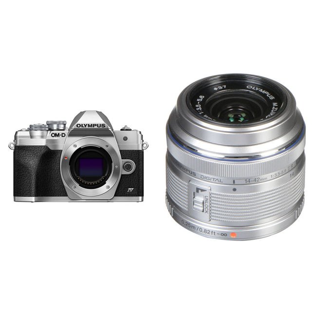 Olympus OM-D E-M10 Mark IV Cámara sin Espejo 20.3MP Vídeo 4K 14-42mm Kit Plata