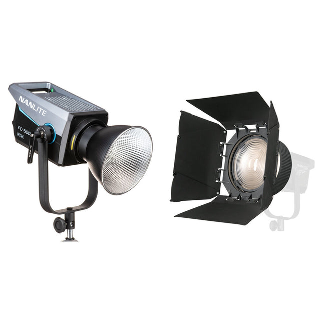 Nanlite FC500B Foco LED bicolor con lente Fresnel 65640 Lux 2700-6500K