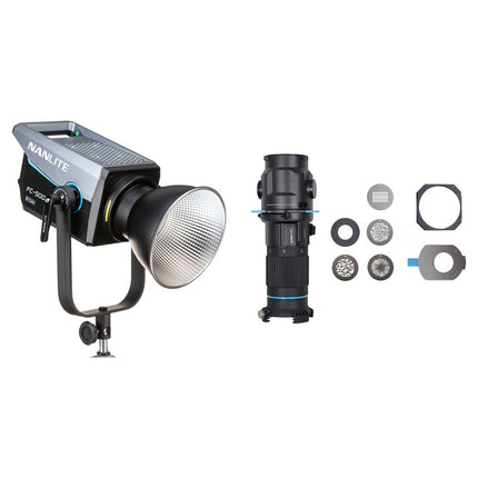 Nanlite FC500B Foco LED Bi-Color con Kit de Proyección y Lente Zoom 25-45°