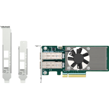 QNAP QXG-25G2SF-BCM Adaptador de red 2 puertos 25G SFP28 PCIe 4.0 x8