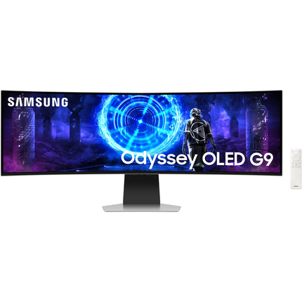 Samsung Dual 49" Odyssey QD-OLED G9 G95SD Monitor Curvo Ultrapanorámico 240 Hz 5120x1440 Dual QHD
