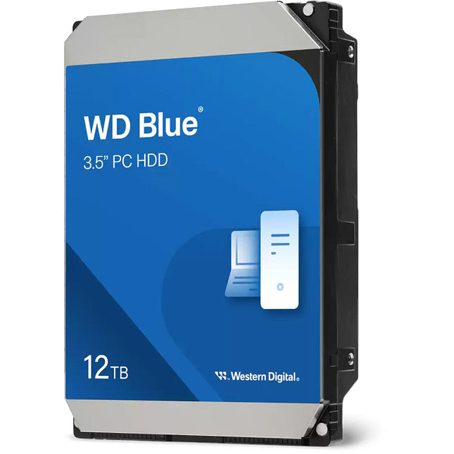 WD 12TB Blue 7200 RPM HDD Interno 3.5" SATA III 512MB Cache