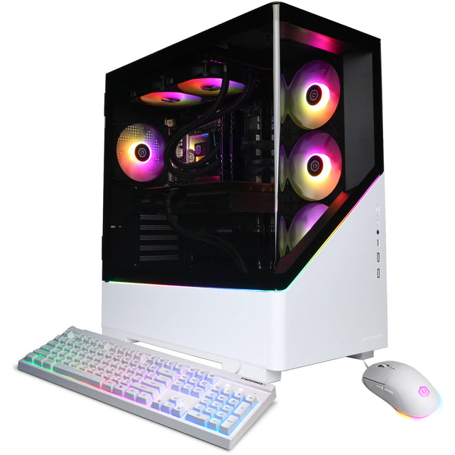 CyberPowerPC Gamer Supreme PC de Escritorio 24 Núcleos 32GB RAM 2TB SSD RTX 5070 RGB Teclado y Ratón