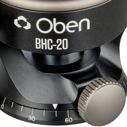 Oben BHC-20 Cabezal esférico de doble movimiento capacidad 20 lb con placa QR