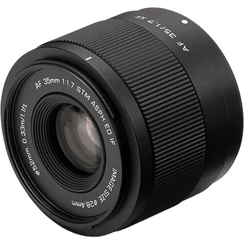 Viltrox AF 35mm f/1.7 XF objetivo para Fujifilm X apertura f/1.7 y foco mínimo 1.1' plateado