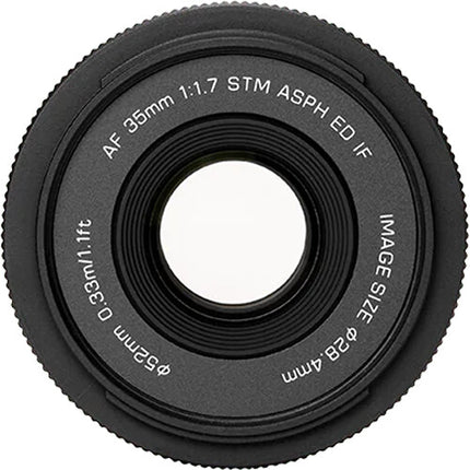 Viltrox AF 35mm f/1.7 XF objetivo para Fujifilm X apertura f/1.7 y foco mínimo 1.1' plateado