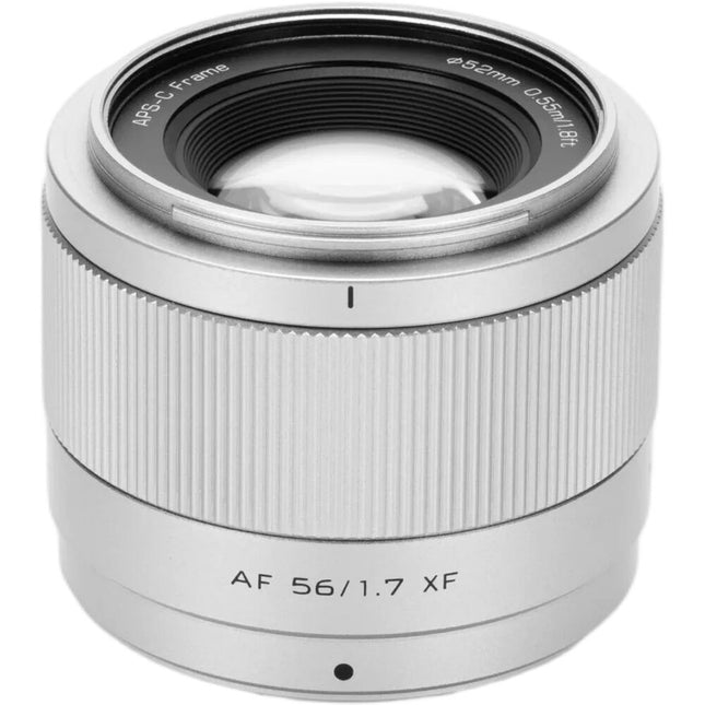 Viltrox AF 56mm f1.7 XF Lente para FUJIFILM X APS-C f1.7–f16 Plata