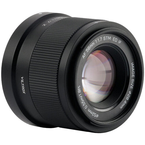 Viltrox AF 56mm f1.7 XF Lente para FUJIFILM X APS-C f1.7–f16 Plata