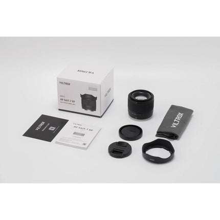 Viltrox AF 56mm f1.7 XF Lente para FUJIFILM X APS-C f1.7–f16 Plata