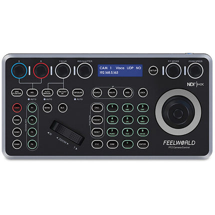 FeelWorld KBC20N Controlador Cámara PTZ con Joystick 255 Presets PoE Power Adapter