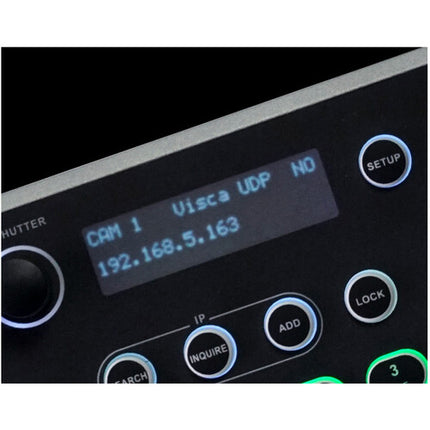 FeelWorld KBC20N Controlador Cámara PTZ con Joystick 255 Presets PoE Power Adapter