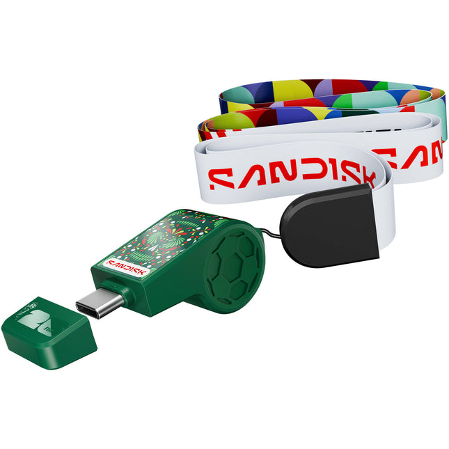 SanDisk 64GB USB-C 3.2 Gen 1 Memoria Flash Edición FIFA Mundial 2026 México