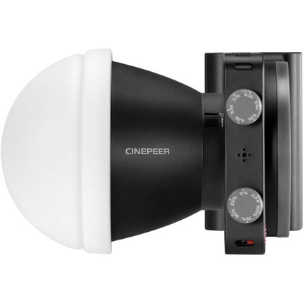 Zhiyun Cinepeer CX100 Luz de Bolsillo RGB 3840 Lux 2700K-6500K Con Reflector