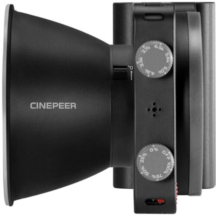 Zhiyun Cinepeer CX100 Luz de Bolsillo RGB 3840 Lux 2700K-6500K Con Reflector