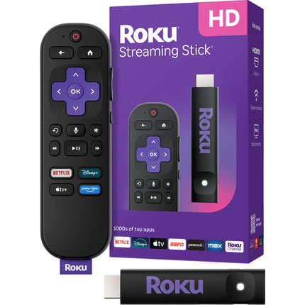 Roku Streaming Stick Dispositivo De Streaming 1080p WiFi Doble Banda Mando Voz