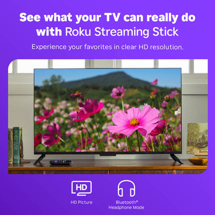 Roku Streaming Stick Dispositivo De Streaming 1080p WiFi Doble Banda Mando Voz