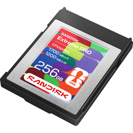 SanDisk 256GB Extreme PRO CFexpress Tipo B Tarjeta de Memoria FIFA 2026 Velocidad 1700 MB/s