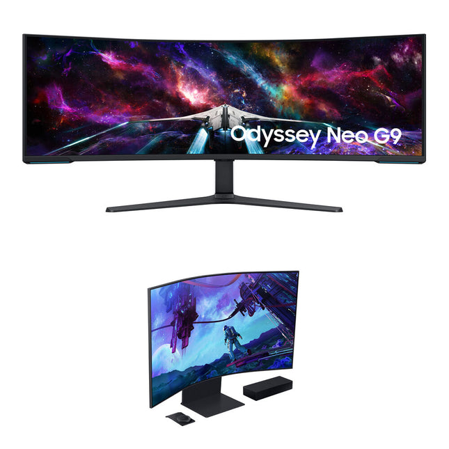 Samsung Odyssey Curved Monitor Gaming 57" Dual 4K 240 Hz 1000R