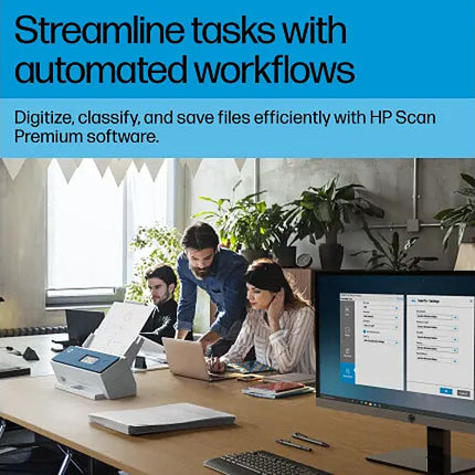 HP ScanJet Enterprise Flow N9000 sn1 Escáner con ADF de 100 hojas y 600 dpi