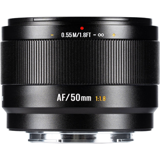 7Artisans Lite Series 50mm f1.8 AF Lente para Fujifilm X con distancia mínima de enfoque 55cm y diafragma 9 hojas