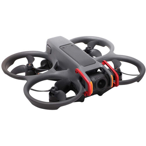 Raywowo Barra Protectora Gimbal para DJI Avata 2 Aluminio Ligero Roja Par