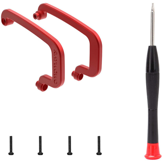 Raywowo Barra Protectora Gimbal para DJI Avata 2 Aluminio Ligero Roja Par