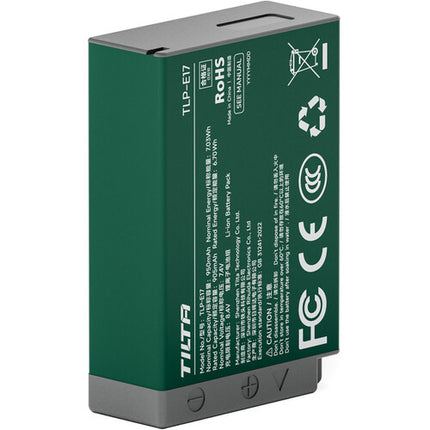 Tilta Batería USB-C LP-E17 950mAh para Canon Verde Bosque