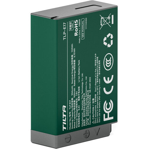Tilta Batería USB-C LP-E17 950mAh para Canon Verde Bosque