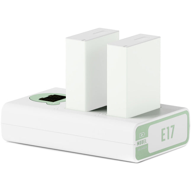 Tilta Cargador de Baterías LP-E17 Doble Canal con USB-C Verde Ash
