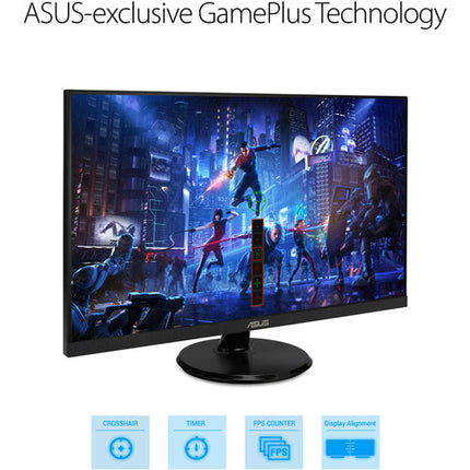 ASUS Dual 27" VA27DQ Monitor IPS FHD 1920x1080 75Hz FreeSync Eye Care